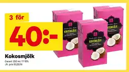 City Gross Kokosmjölk erbjuda