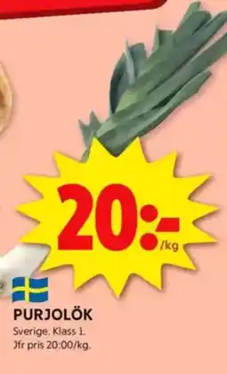 ICA Kvantum Purjolök erbjuda