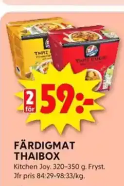 Färdigmat thaibox