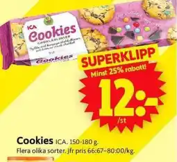 ICA Supermarket Cookies erbjuda