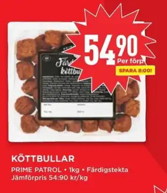 Willys Köttbullar erbjuda