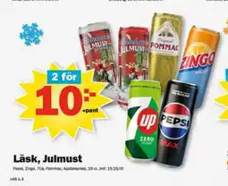 Pekås Läsk, Julmust erbjuda