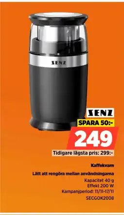 Power Kaffekvarn erbjuda