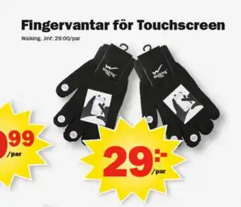 Pekås Fingervantar för Touchscreen erbjuda