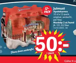DollarStore Julmust erbjuda