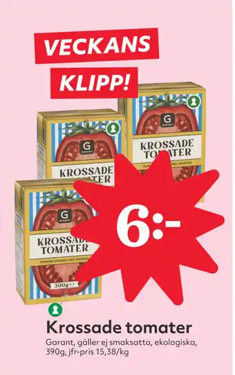 Hemköp Krossade tomater erbjuda