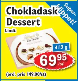 Chokladask Dessert