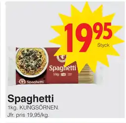 Matöppet Spaghetti erbjuda