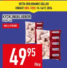 Matdax KYCKLINGKLUBBOR erbjuda