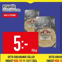 Matdax PITABRÖD erbjuda