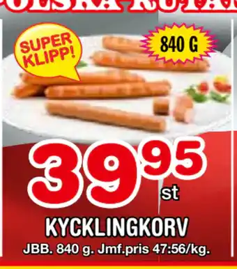 Nya Pulsen KYCKLINGKORV erbjuda