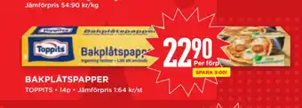 Willys BAKPLÅTSPAPPER erbjuda