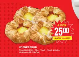Willys WIENERBRÖD erbjuda