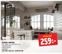 Jem&Fix KAKEL METRO erbjuda