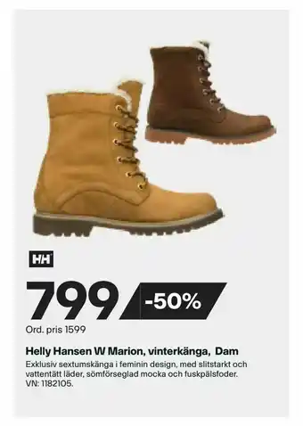 XXL Helly Hansen W Marion, vinterkänga, Dam erbjuda