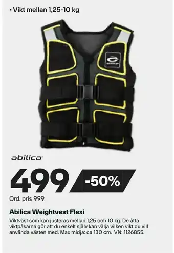 XXL Abilica Weightvest Flexi erbjuda