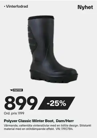 XXL Polyver Classic Winter Boot, Dam/Herr erbjuda