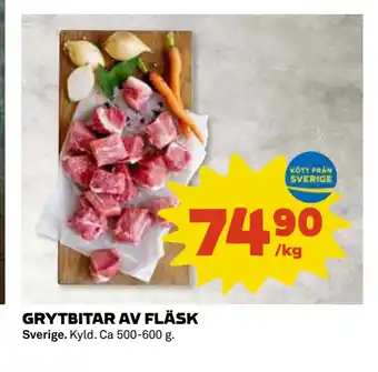 Coop GRYTBITAR AV FLÄSK erbjuda