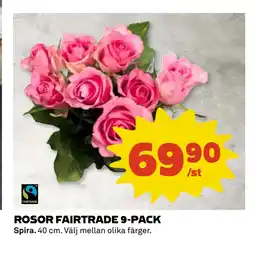 Coop ROSOR FAIRTRADE 9-PACK erbjuda