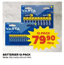 BATTERIER 12-PACK