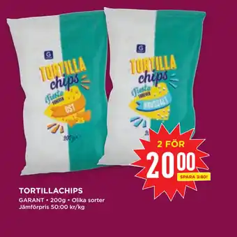 Willys TORTILLACHIPS erbjuda