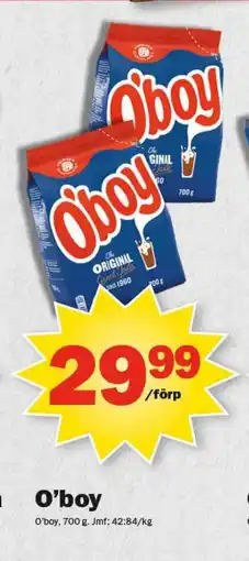 Pekås O'boy erbjuda