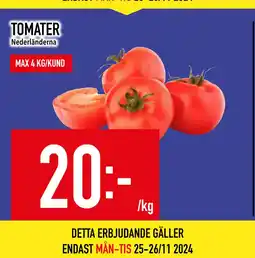 Matdax TOMATER erbjuda