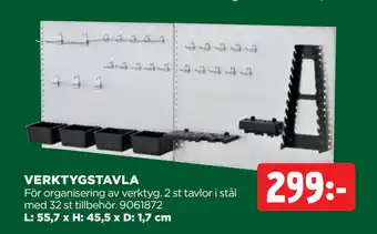 Jem&Fix VERKTYGSTAVLA erbjuda