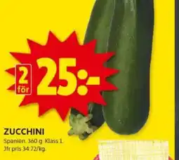 ICA Kvantum Zucchini erbjuda