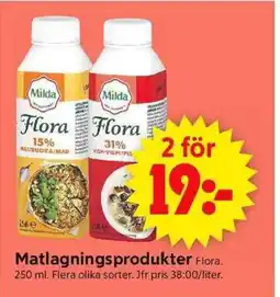 ICA Supermarket FLORA Matlagningsprodukter erbjuda