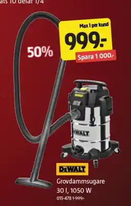 Jula DEWALT Grovdammsugare erbjuda