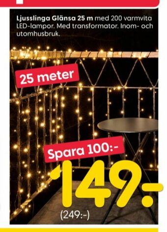 Rusta Ljusslingor erbjuda