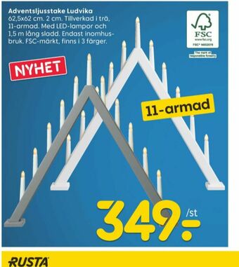 Rusta Adventsljusstake erbjuda
