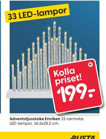 Rusta Adventsljusstake erbjuda