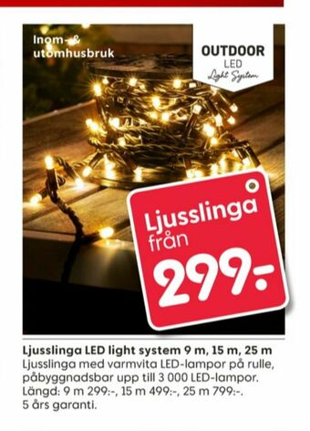 Rusta Ljusslingor erbjuda