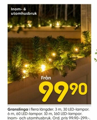 Rusta Ljusslingor erbjuda