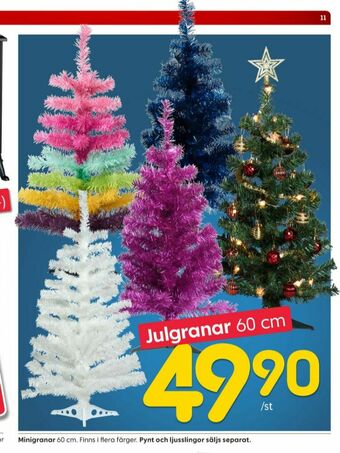 Rusta Julgran erbjuda