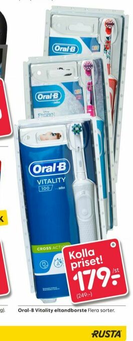 Rusta Braun Oral-B Eltandborste erbjuda