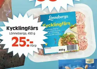 Kycklingfärs