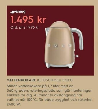 Electrolux Home Vattenkokare erbjuda