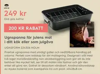 Electrolux Home UGNSFORM 224306 HOLM erbjuda