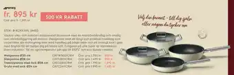 Electrolux Home STEK- & KOKKÄRL SMEG erbjuda