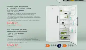 Electrolux Home KYLSKÅP ERE7000W1 H 1750 x B 595 x D 653 mm erbjuda