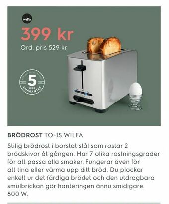 Electrolux Home Brödrost erbjuda