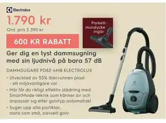 Electrolux Home DAMMSUGARE PD82-4MB ELECTROLUX erbjuda