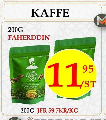 Matmixen Kaffe erbjuda