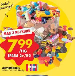 ÖoB Lösviktsgodis erbjuda
