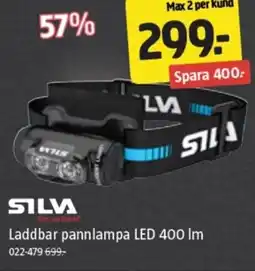 Jula Laddbar pannlampa LED 400 Im erbjuda