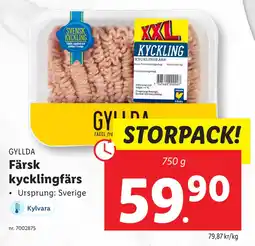 Lidl Färsk kycklingfärs erbjuda