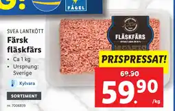Färsk fläskfärs